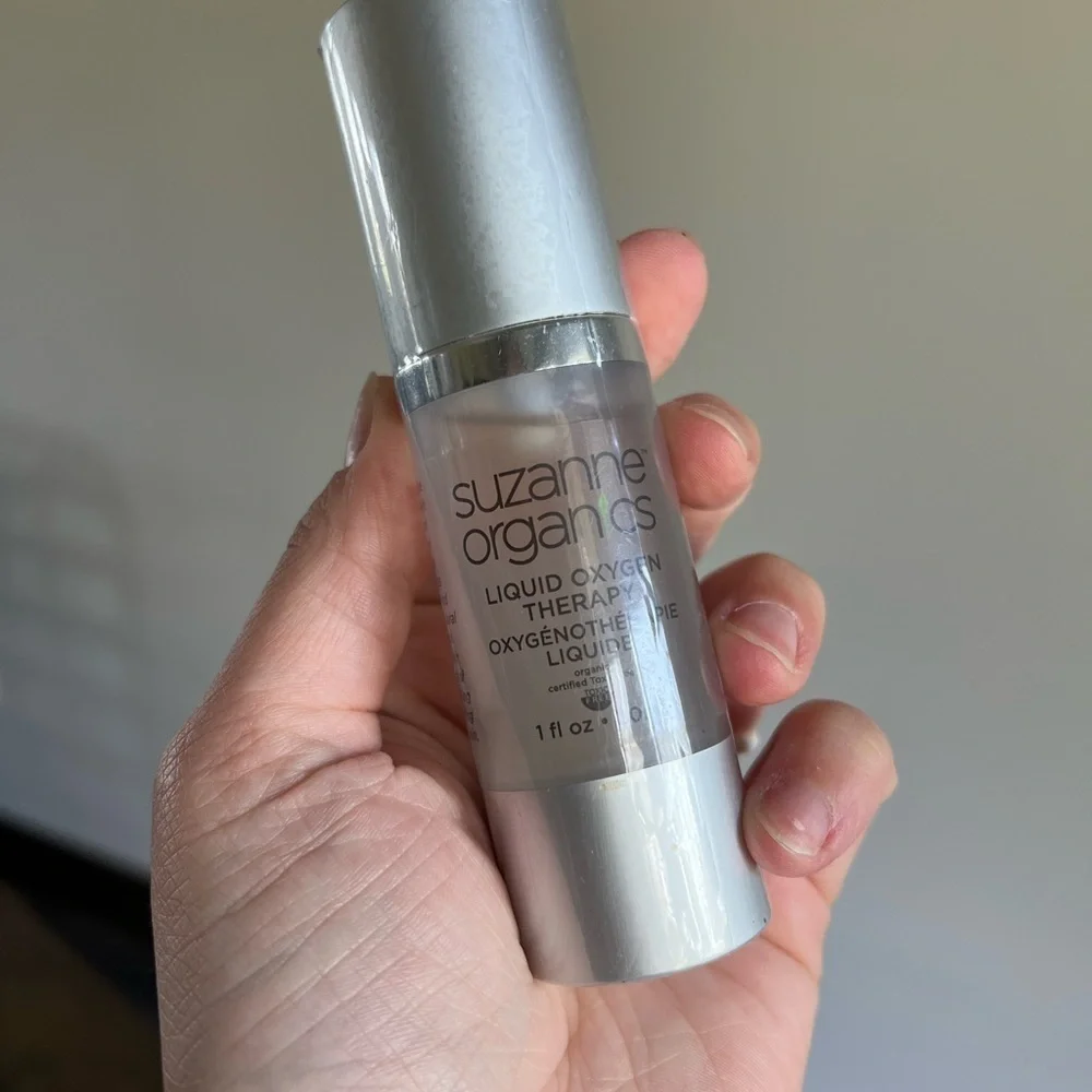 NEW Suzanne Somers Organics Liquid Oxygen Therapy Facial Serum 1 Fl oz 30 ml